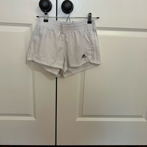 White Adidas Athletic shorts